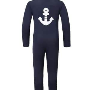 Petit Crabe Badeheldragt - Lou - UV50+ - Navy m. Anker