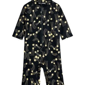 Mini Rodini Badeheldragt - UV40+ - Starfall - Sort