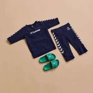 Hummel Fiji UV-Badebukser, Navy Blazer, 110, Børnetøj
