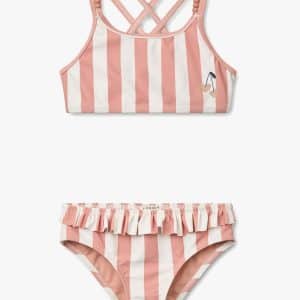 LIEWOOD Belle Bikini, Coral blush/creme de la creme stripe, 134