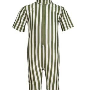 Petit Crabe Badeheldragt - Natsu - Army Stripes