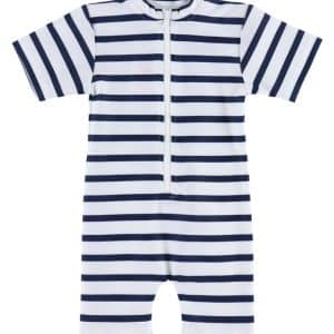 Petit Crabe Badeheldragt - Natsu - Noos - UV50+ - White/Blue