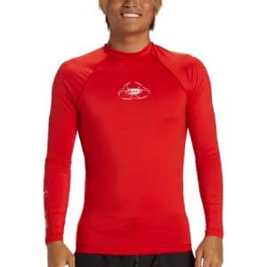 Quiksilver UPF 50+ saturn badetrøje VOKSEN - high risk red