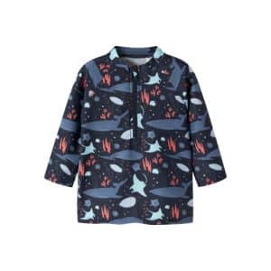 NAME IT UV Badebluse Zippo Navy Blazer